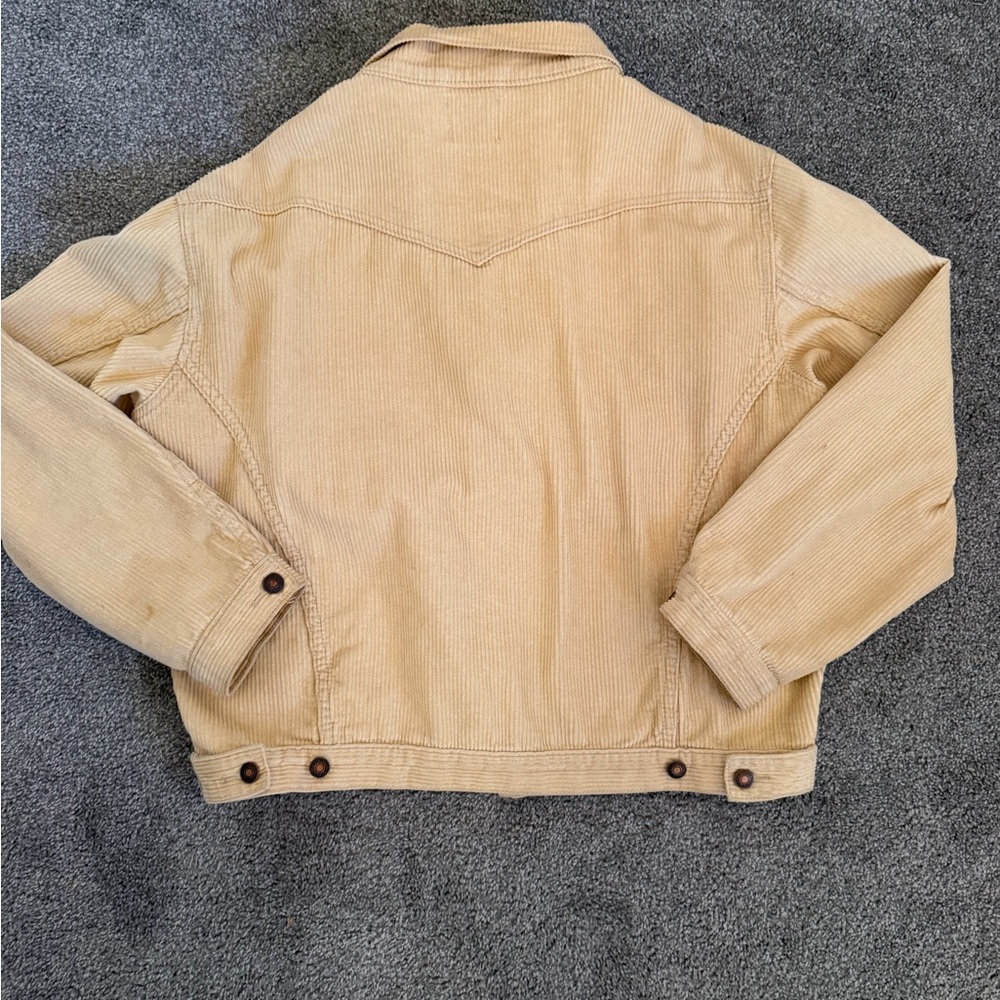 Women’s Canary Yellow Corduroy Jacket - Picture 4 of 9